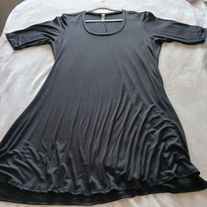 Women's Midi Black Dress by 24seven